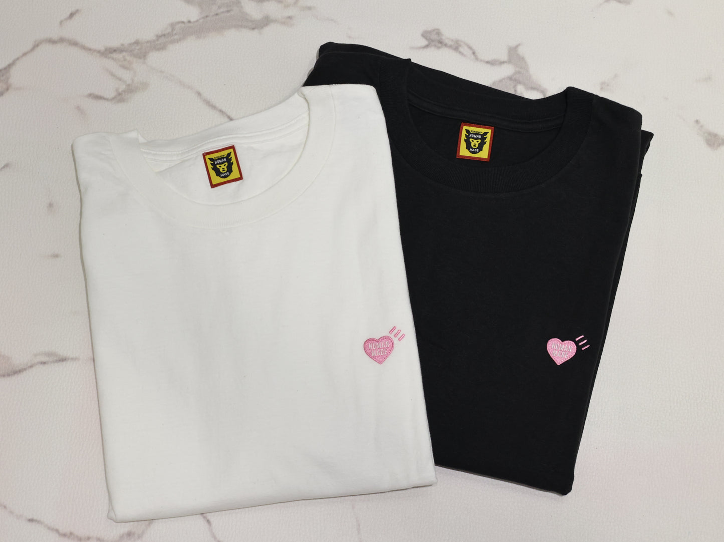 【現貨】HUMAN MADE 24SS PINK HEART BADGE T-SHIRT - HM27CS061