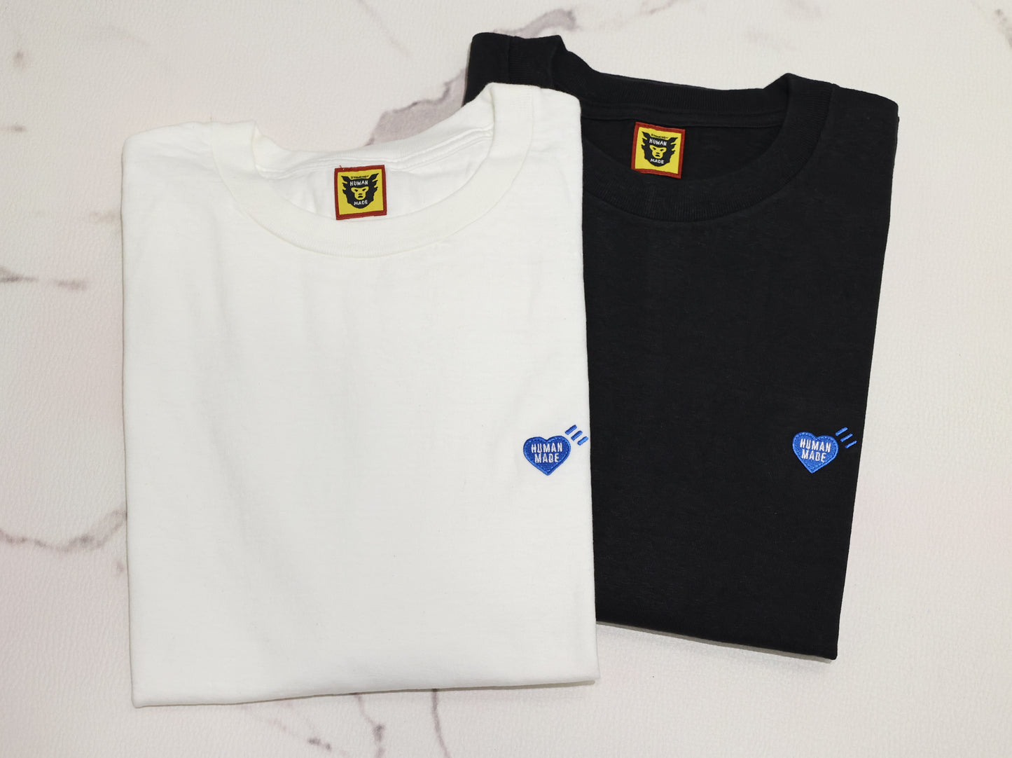 【現貨】HUMAN MADE 24SS BLUE HEART BADGE T-SHIRT - HM27CS062
