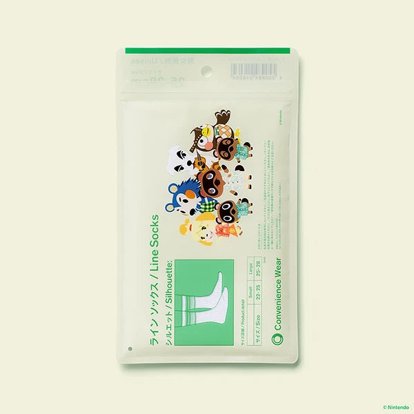 【現貨】FAMILYMART X 動物森友會 LINE SOCKS
