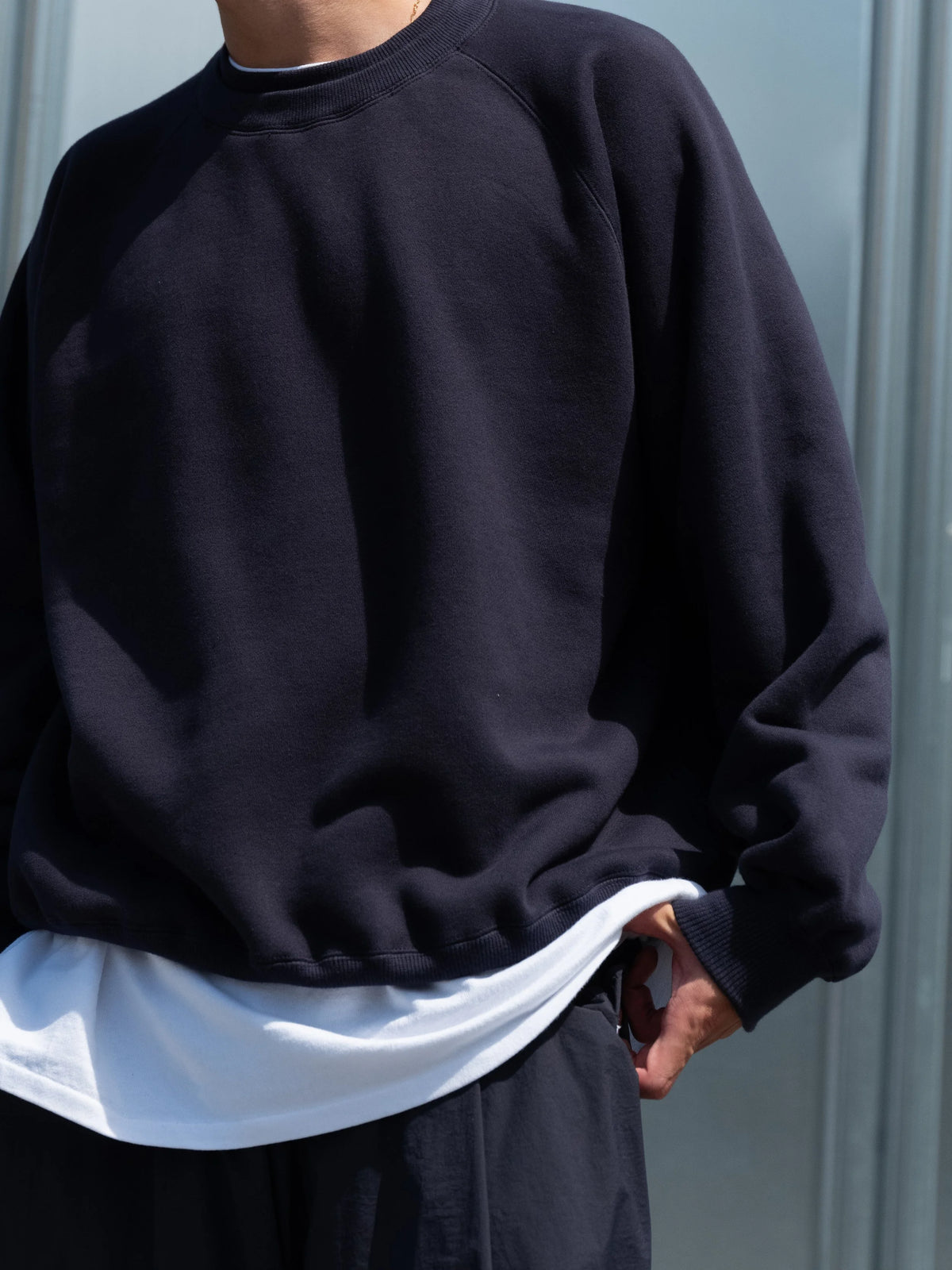 【現貨】THE E_C ORIGINAL DOUBLE COLLAR CREWNECK