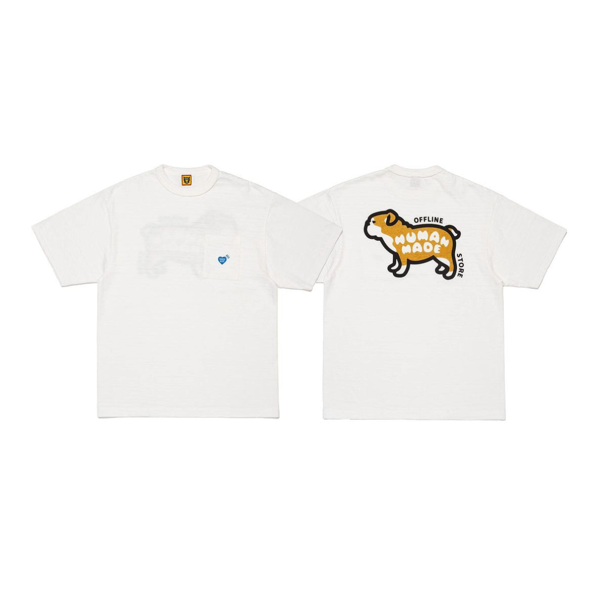 【現貨】HUMAN MADE 23AW POCKET T-SHIRT OFFLINE STORE (DOG) - HM26CS052