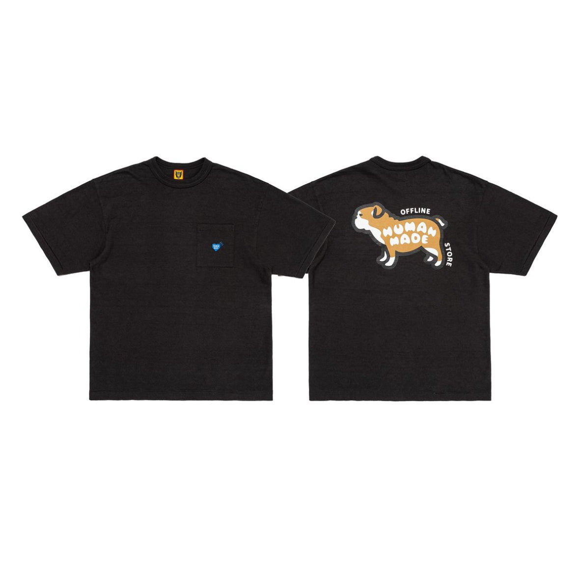 【現貨】HUMAN MADE 23AW POCKET T-SHIRT OFFLINE STORE (DOG) - HM26CS052