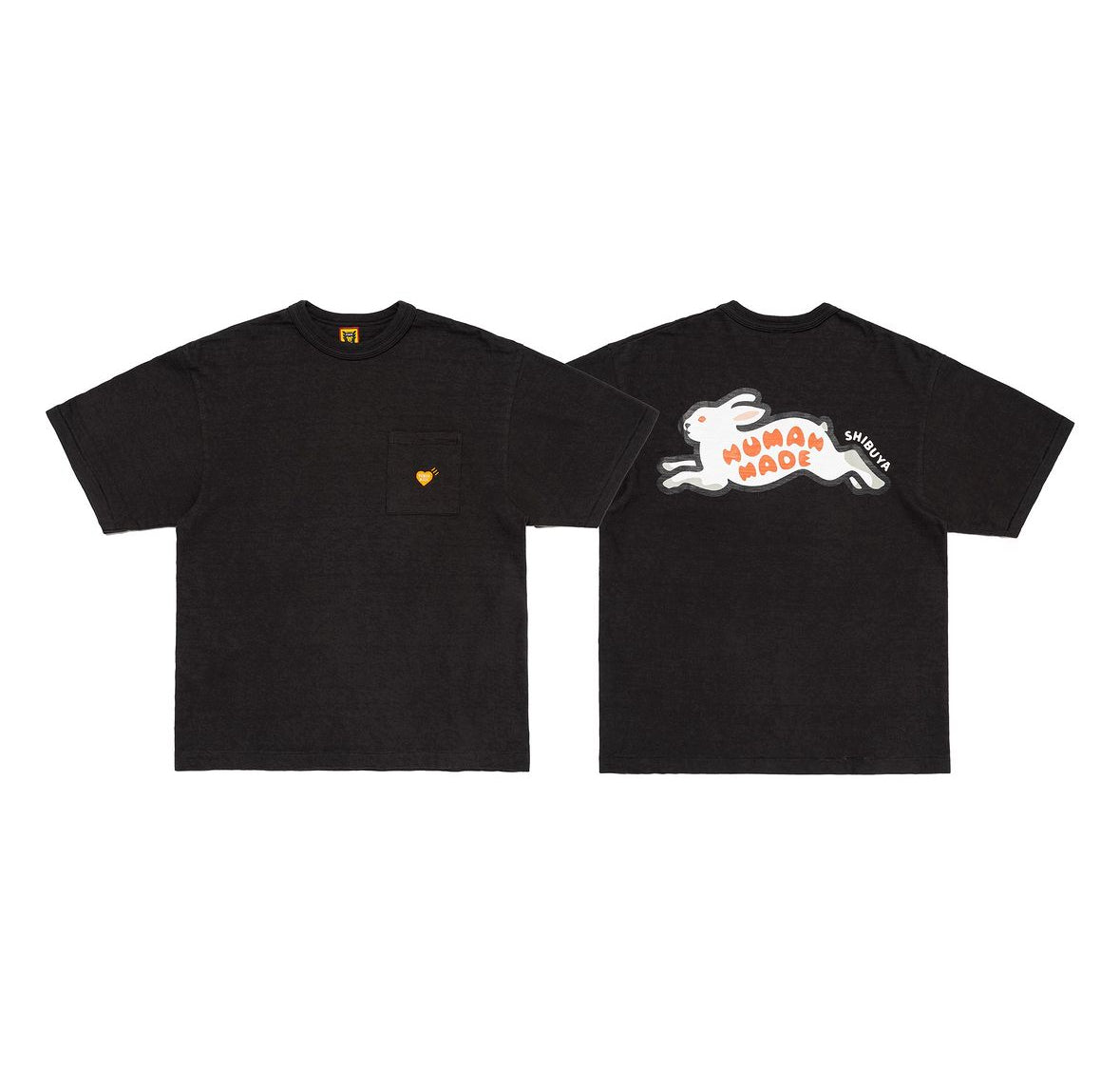 【現貨】HUMAN MADE 23AW POCKET T-SHIRT SHIBUYA PARCO (RABBIT) - HM26CS055