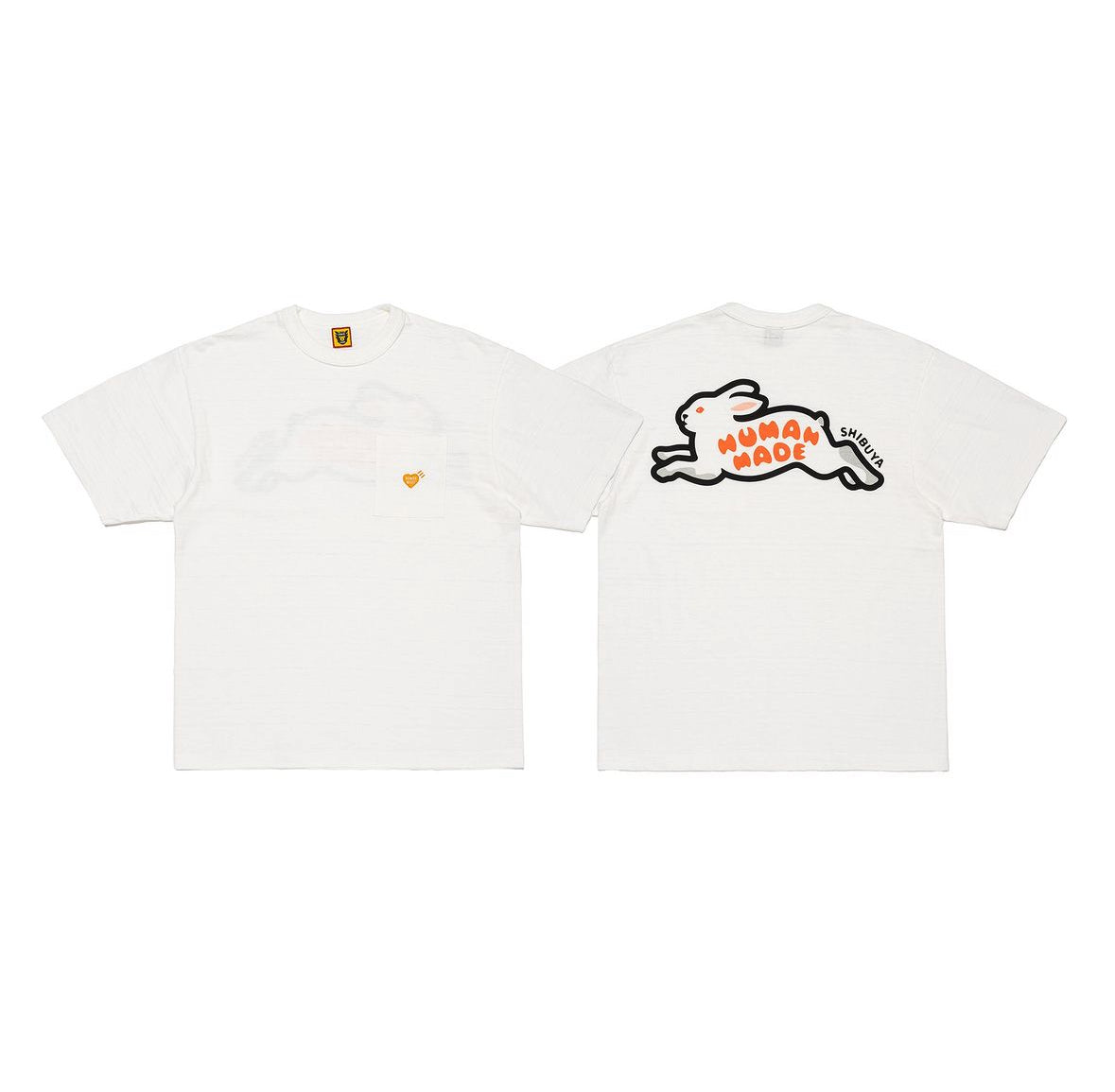 【現貨】HUMAN MADE 23AW POCKET T-SHIRT SHIBUYA PARCO (RABBIT) - HM26CS055