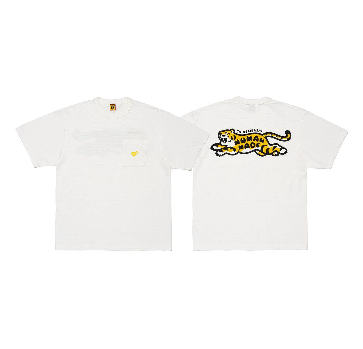 【現貨】HUMAN MADE 23AW POCKET T-SHIRT SHINSAIBASHI (TIGER) - HM26CS054