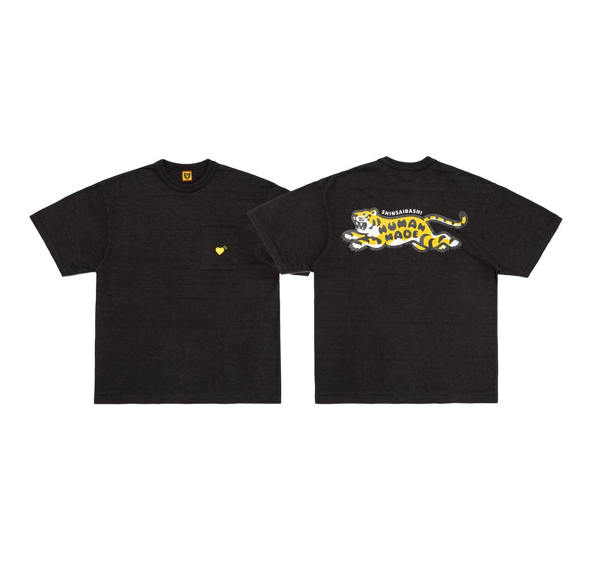 【現貨】HUMAN MADE 23AW POCKET T-SHIRT SHINSAIBASHI (TIGER) - HM26CS054