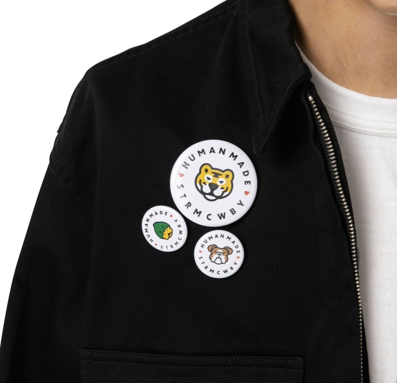 【現貨】HUMAN MADE 22SS ANIMAL BADGE 4P SET LARGE - HM23GD138