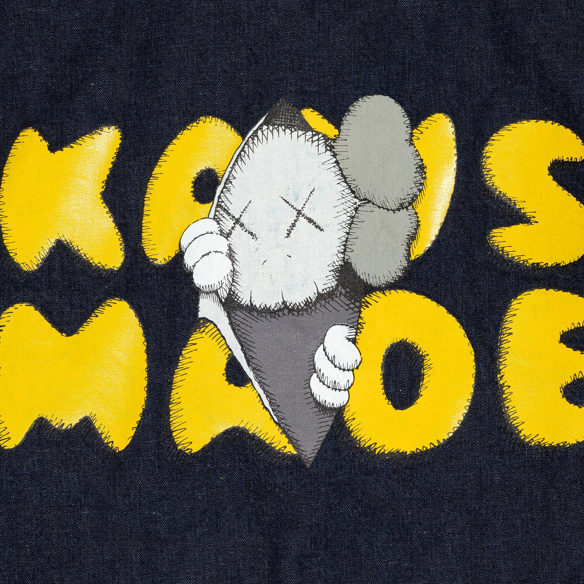 HUMAN MADE X KAWS KAWS MADE DENIM COVERALL JACKET