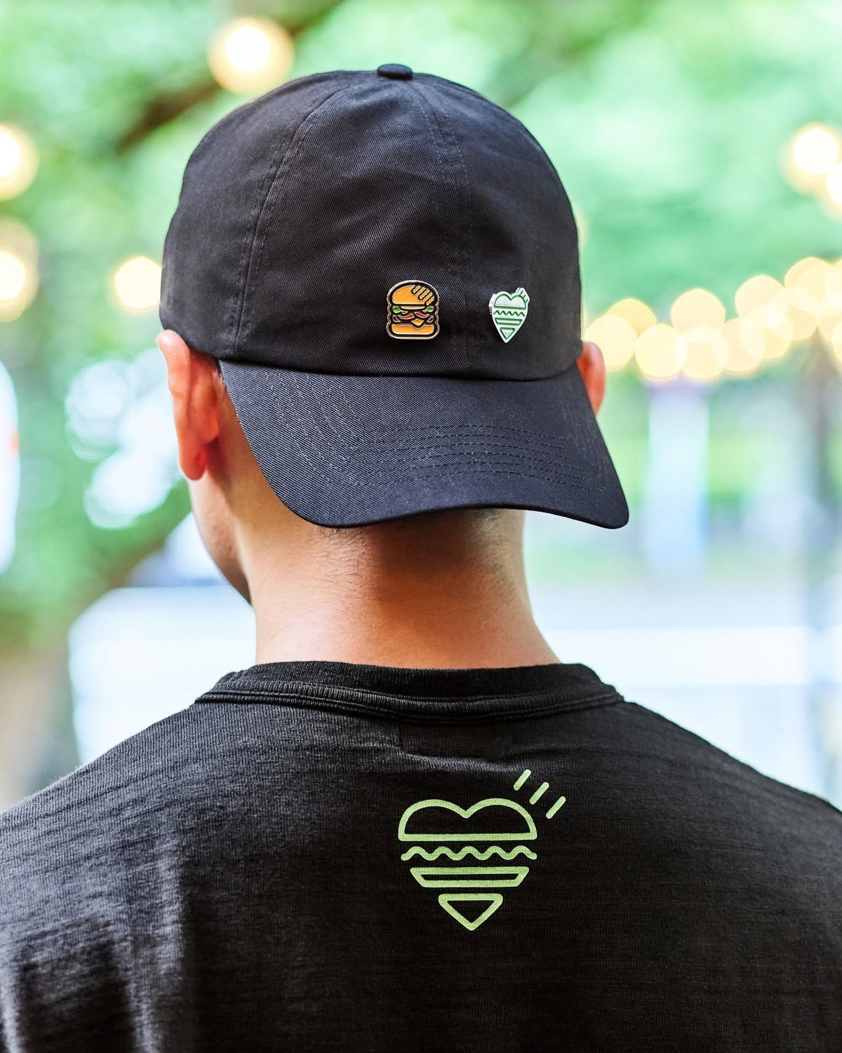 HUMAN MADE X SHAKE SHACK BURGER PIN SET