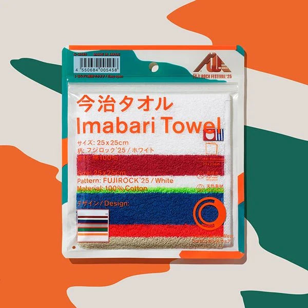 【現貨】FAMILY MART X 2025 FUJI ROCK IMABARI TOWEL HANDKERCHIEF