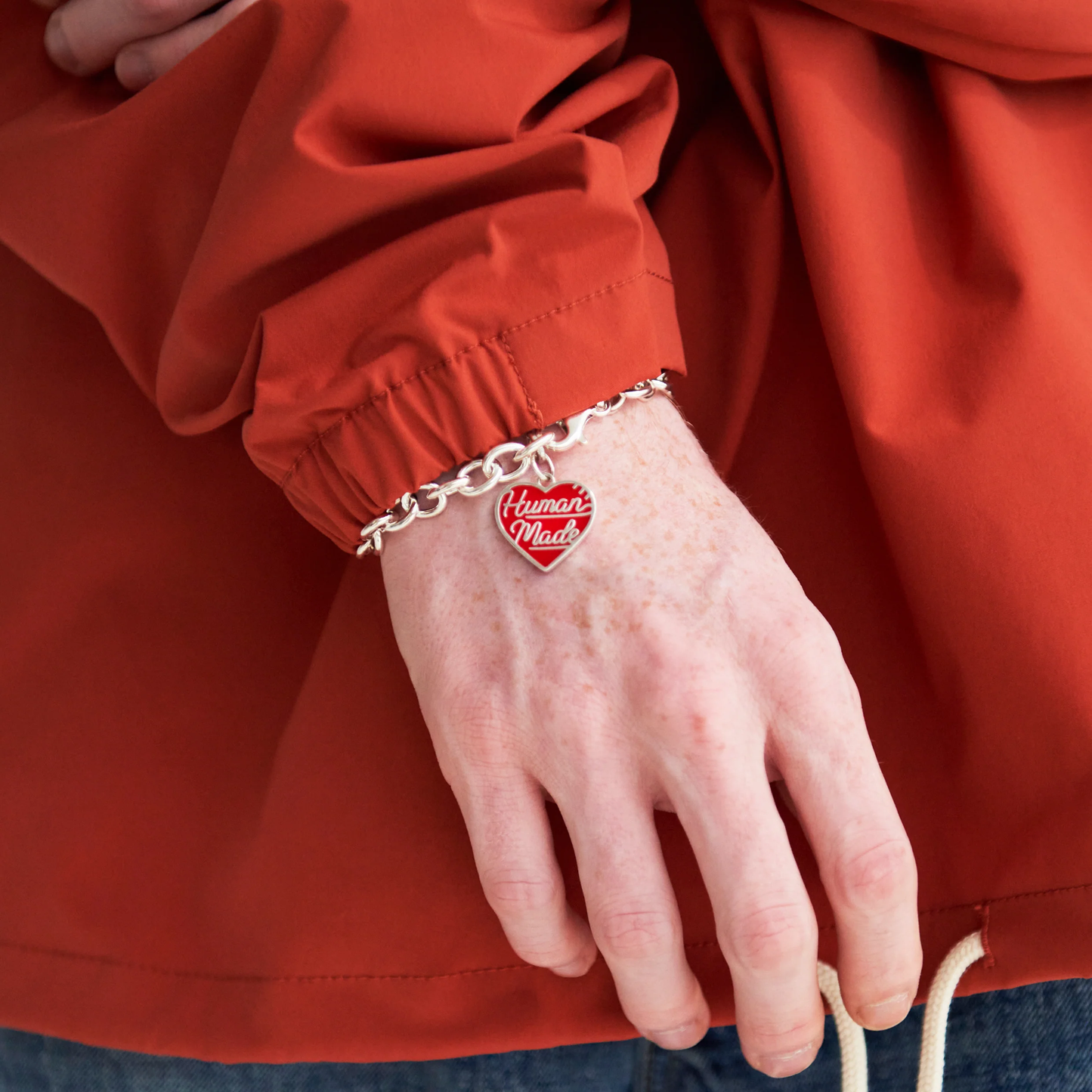 【現貨】HUMAN MADE 24SS HEART SILVER BRACELET - HM27GD077