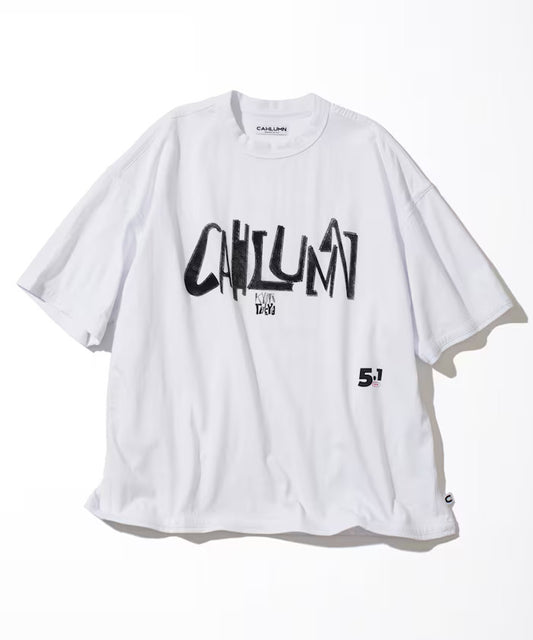 CAHLUMN LOGO REVERSIBLE T-SHIRT