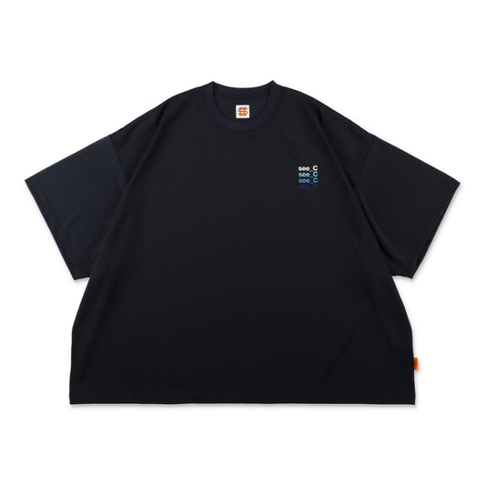 【現貨】SEE SEE x eye_C SUPER BIG SS TEE【NAVY】