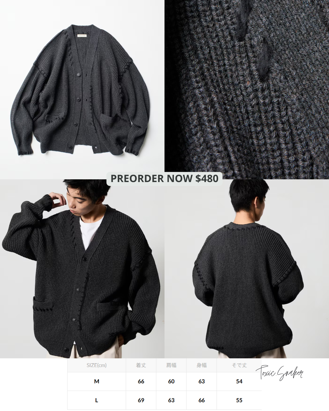 【預訂】FREAKSTORE KNIT CARDIGAN