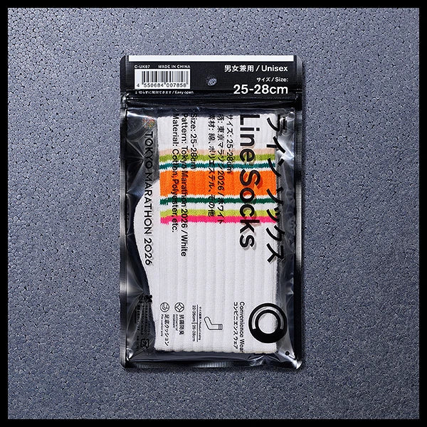 【現貨】FAMILYMART LINE SOCKS 2026 東京馬拉松