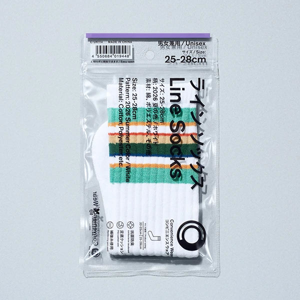 【現貨】FAMILYMART LINE SOCKS 2026 SUMMER COLOR