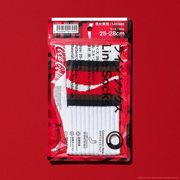 【現貨】FAMILYMART X COCACOLA LINE SOCKS