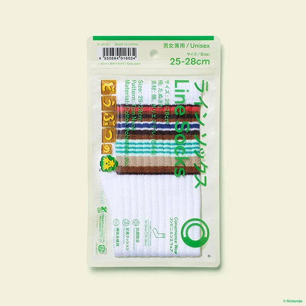 【現貨】FAMILYMART X 動物森友會 LINE SOCKS