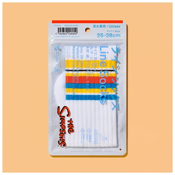 【現貨】FAMILYMART X THE SIMPSONS LINE SOCKS