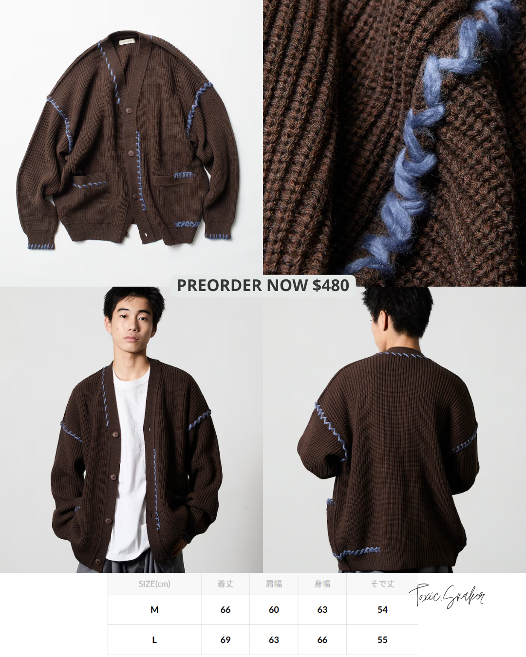 【預訂】FREAKSTORE KNIT CARDIGAN