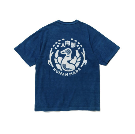 HUMAN MADE INDIGO POCKET T-SHIRT