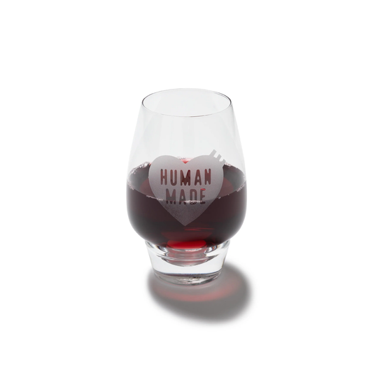 HUMAN MADE HEART GLASS - WHITE