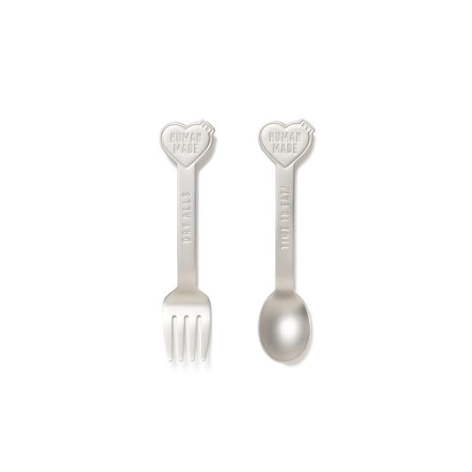 HUMAN MADE HEART SPOON & FORK SET