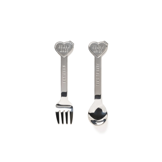 HUMAN MADE HEART SPOON & FORK SET