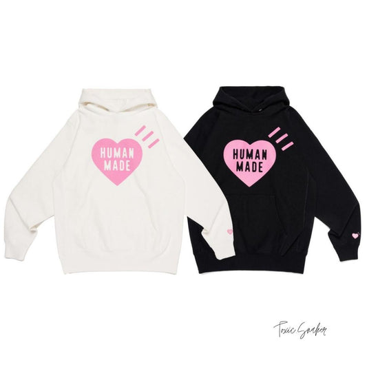 HUMAN MADE PINK HEART HOODIE
