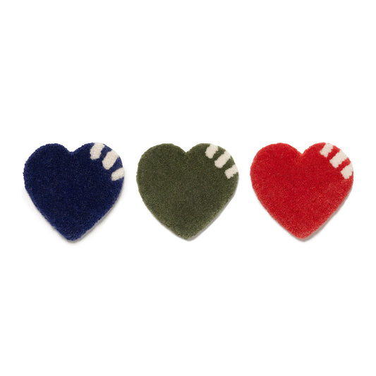 HUMAN MADE HEART RUG COASTER