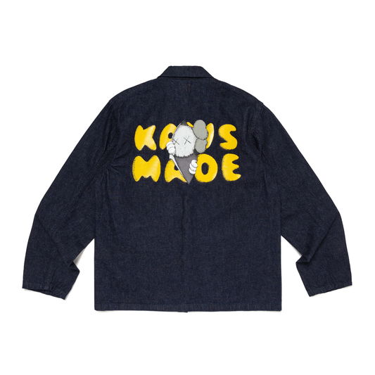 HUMAN MADE X KAWS KAWS MADE DENIM COVERALL JACKET