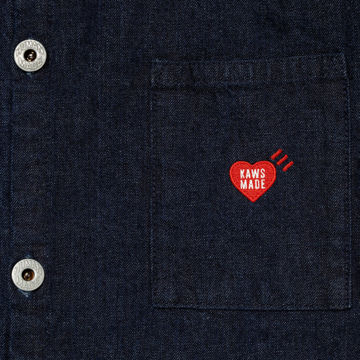 HUMAN MADE X KAWS KAWS MADE DENIM COVERALL JACKET