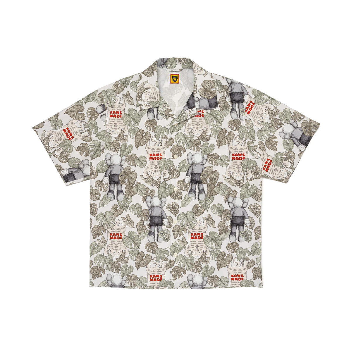 HUMAN MADE X KAWS KAWS MADE ALOHA SHIRT