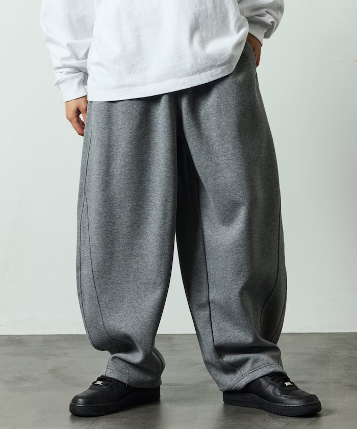 【預訂】FREAKSTORE WIDE-LEG BONDED SWEATPANTS