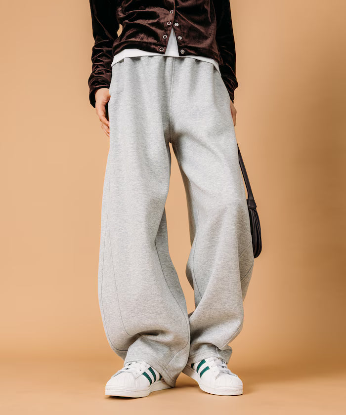 【預訂】FREAKSTORE WIDE-LEG BONDED SWEATPANTS