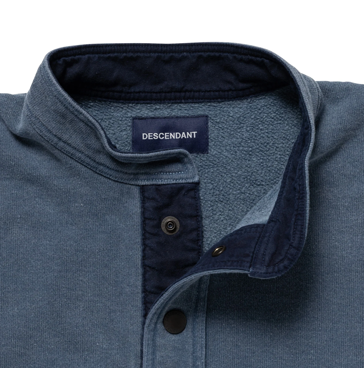 【現貨】DESCENDANT 25SS VOIL HENLEY NECK PIGMENT DYE - 252ATDS-CSM11